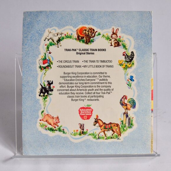 Golden Books Roundabout Train Burger King Book - Picture 4 of 5